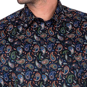 Chemise imprimé cachemire (4)