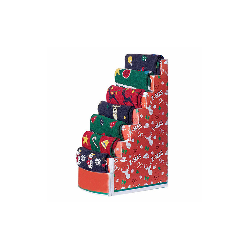 Semainier de chaussettes Noël - les 7 paires