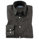 Chemise micro-losanges