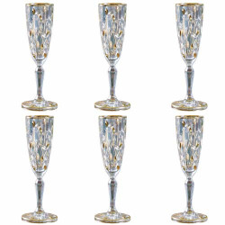 Les 6 flûtes à champagne en...