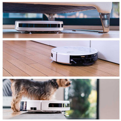 Robot aspirateur lavant connecté Eziclean Aqua Xpert animal S450