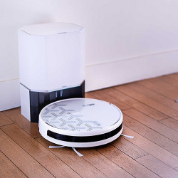 Robot aspirateur lavant connecté Eziclean Aqua Xpert animal S450