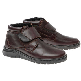 Boots fourrées Confort+, Pointure : 45, Couleur : Marron, par l’Homme Moderne.