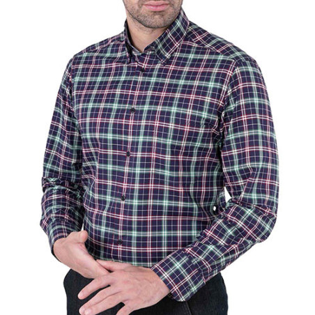 Chemise carreaux Oxford-style