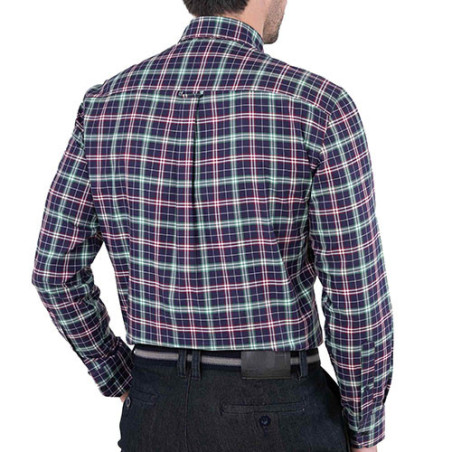 Chemise carreaux Oxford-style