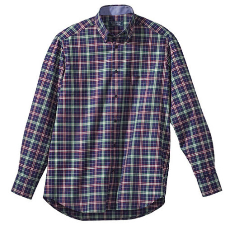 Chemise carreaux Oxford-style