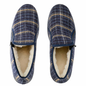 Chaussons montants fourrés laine