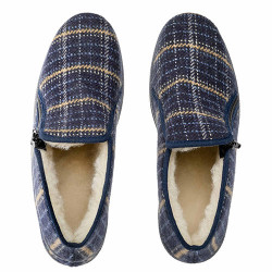 Chaussons montants fourrés laine