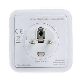 Cube multiprise & USB color (4)