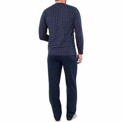 Pyjama jersey coton indigo