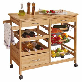 Desserte en bambou, par l’Homme Moderne.