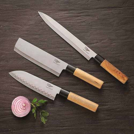 Coffret 3 couteaux japonais