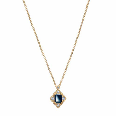 Le pendentif au saphir