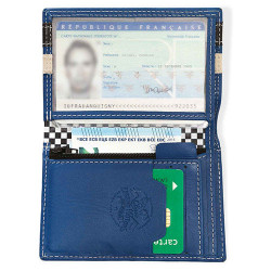 Portefeuille cuir "24 h Le Mans"