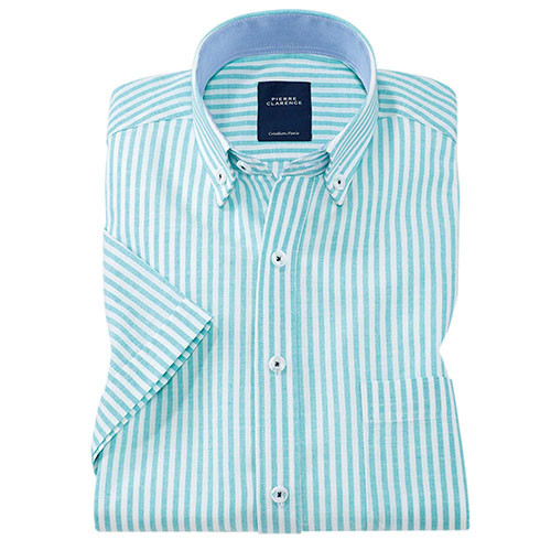 Chemisette lin rayures estivales