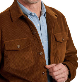 Veste velours côtelé