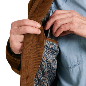 Veste velours côtelé