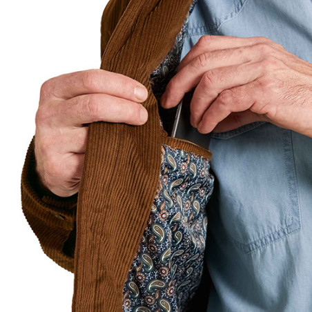 Veste velours côtelé