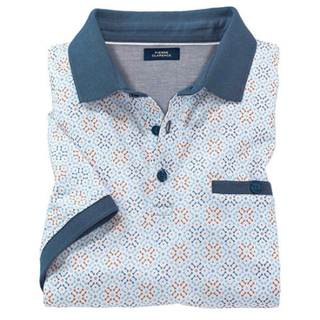Polo coton imprimé