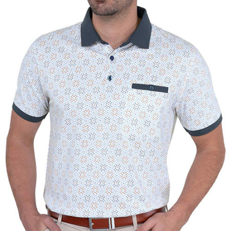 Polo coton imprimé