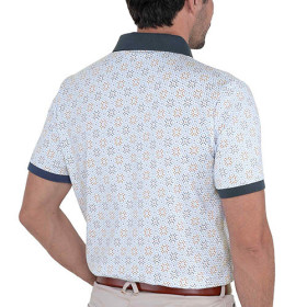Polo coton imprimé
