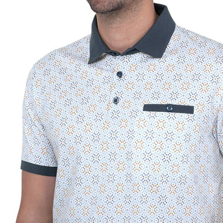 Polo coton imprimé
