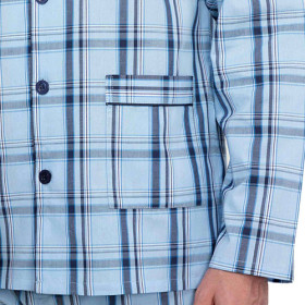 Pyjama coton carreaux