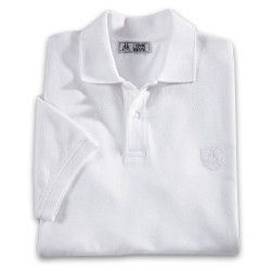 Polo maille piquée Blanc