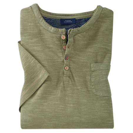 Tee-shirt col tunisien