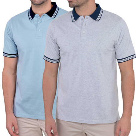 Polos Navy-club - les 2