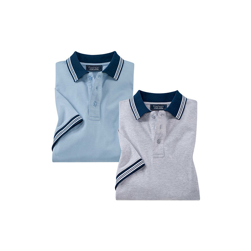 Polos Navy-club - les 2