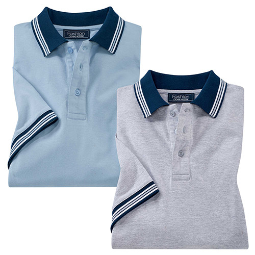 Polos Navy-club - les 2