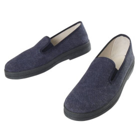 Mocassins toile denim