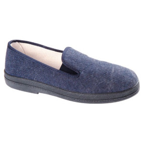 Mocassins toile denim