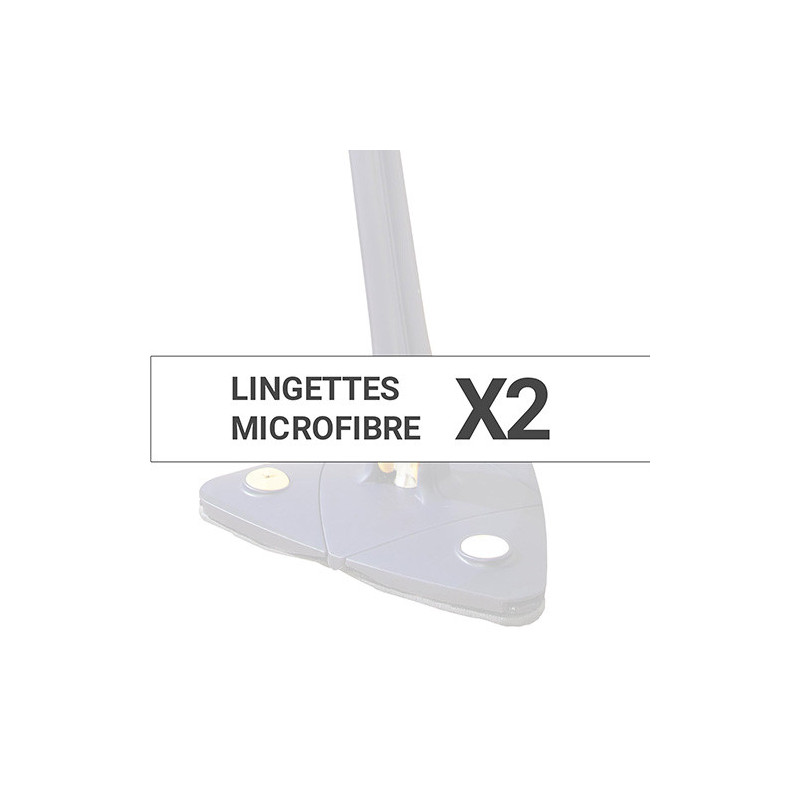 Lingettes microfibre - les 2