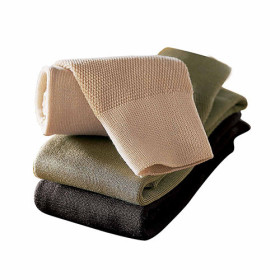 Mi-bas massants fil d’Écosse - les 3 paires, Pointure : 39/42, Couleur : Multicolore, par l’Homme Moderne.