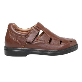 Sandales cuir à talonnettes invisibles