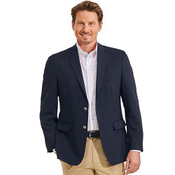 Blazer marine infroissable 