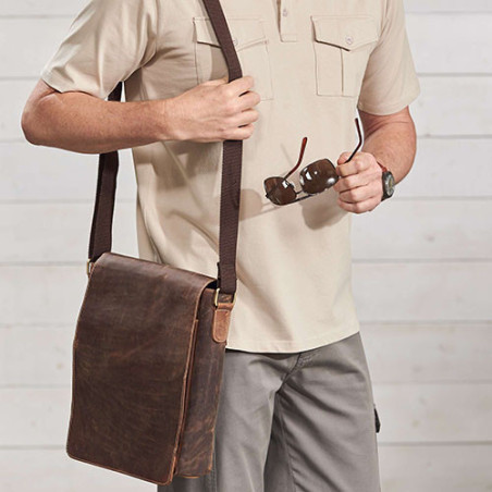 Besace vintage en cuir