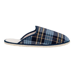 Mules carreaux bleus