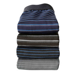 Boxers rayés microfibre