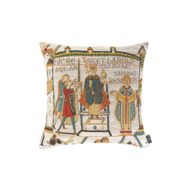 Housse de coussin Bayeux - Sacre de Harlod