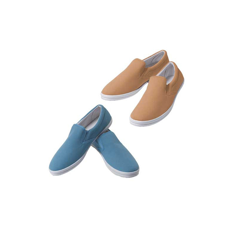 Mocassins toile mémoire de forme - les 2 paires