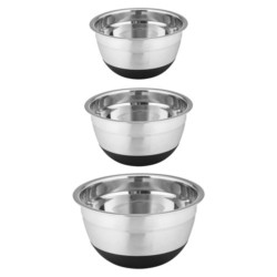 Saladiers inox - les 3