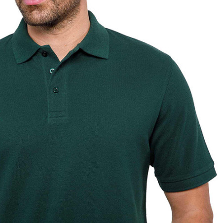 Polo piqué de coton manches courtes