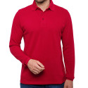 Polo piqué de coton manches longues