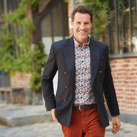 Blazer croisé navy