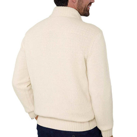 Pull torsades laine & cachemire