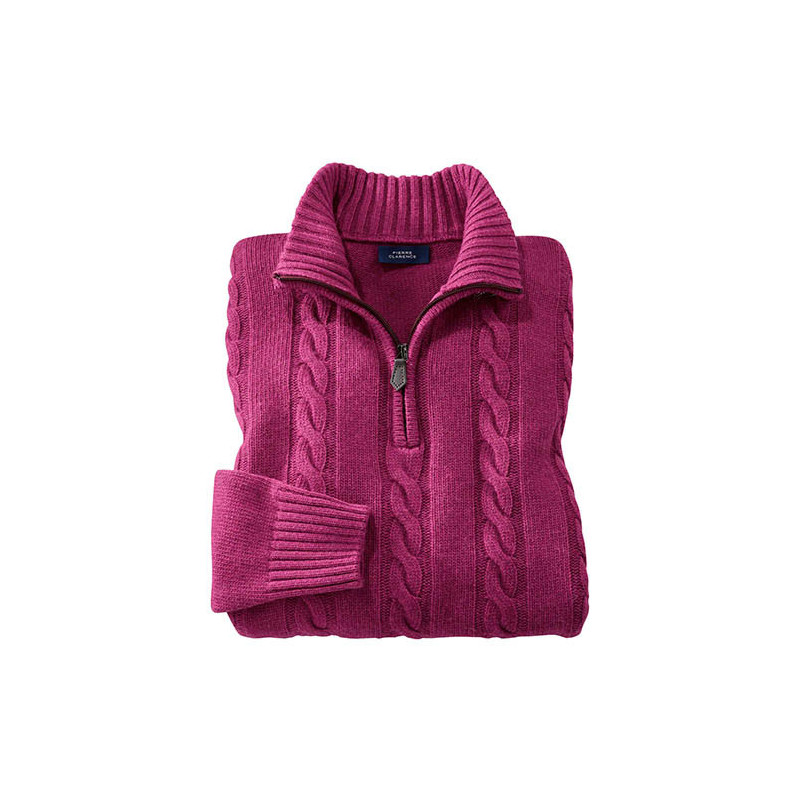 Pull torsades laine & cachemire