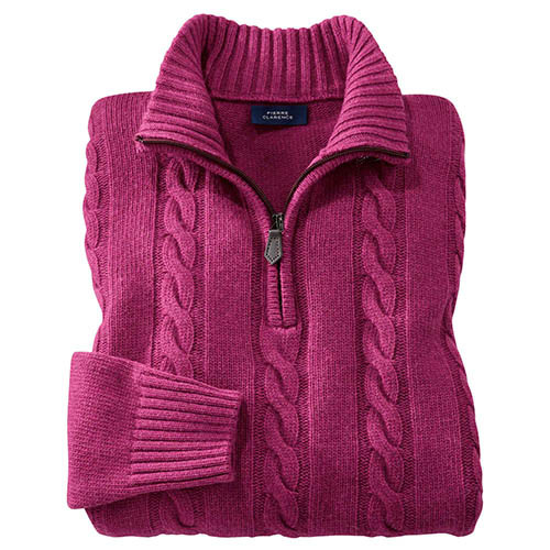 Pull torsades laine & cachemire